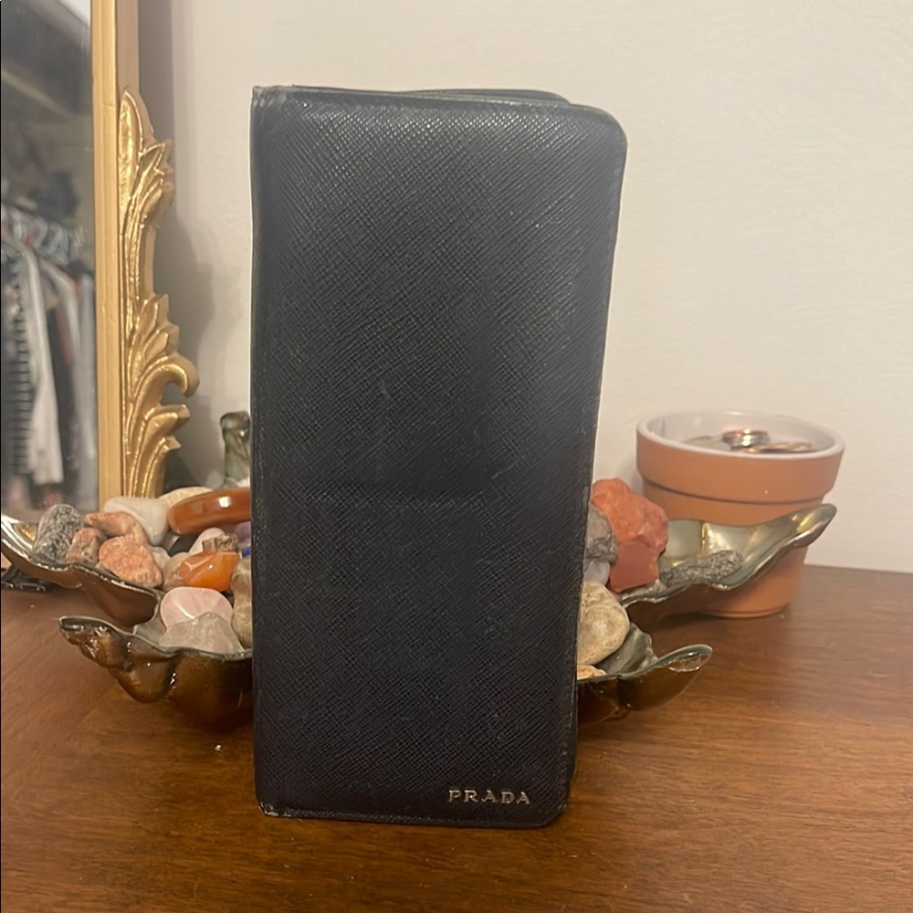 Prada Black Leather Wallet